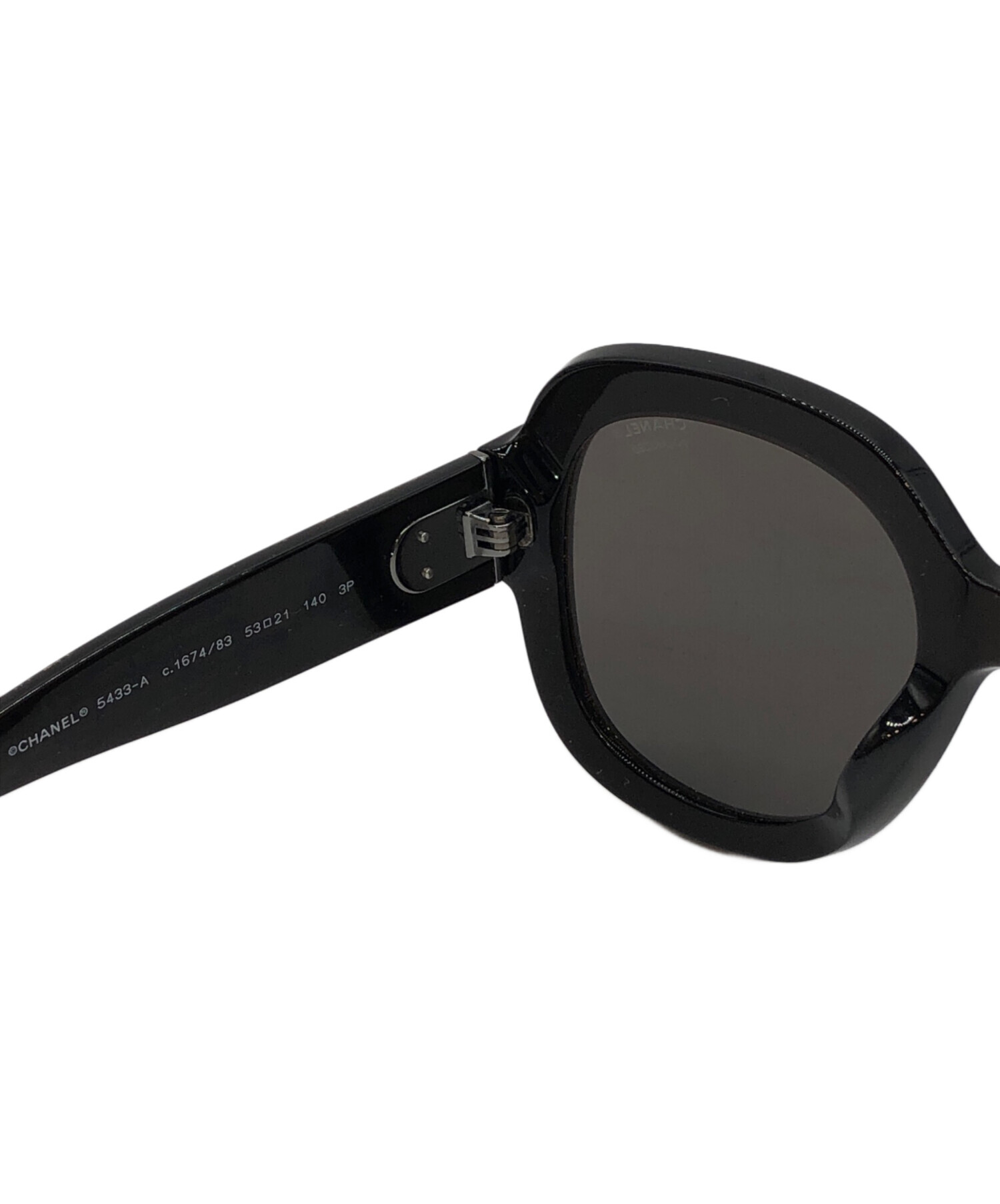 中古・古着通販】CHANEL (シャネル) サングラス ブラック サイズ:53
