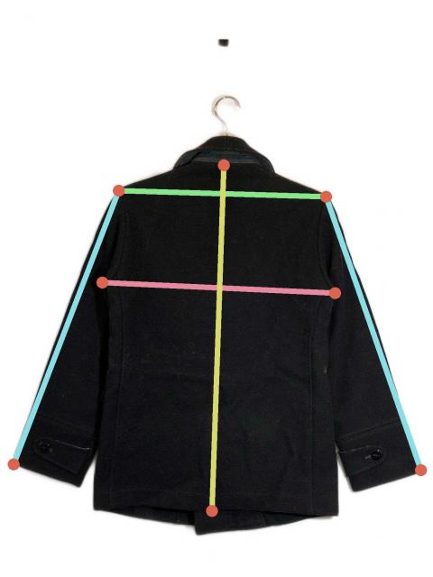 た*よ様 ストーンアイランド　ウール　メルトン　ピーコート　ダブルブレストコート STONE ISLAND - 【STONEISLAND】07AW archive イタリア製