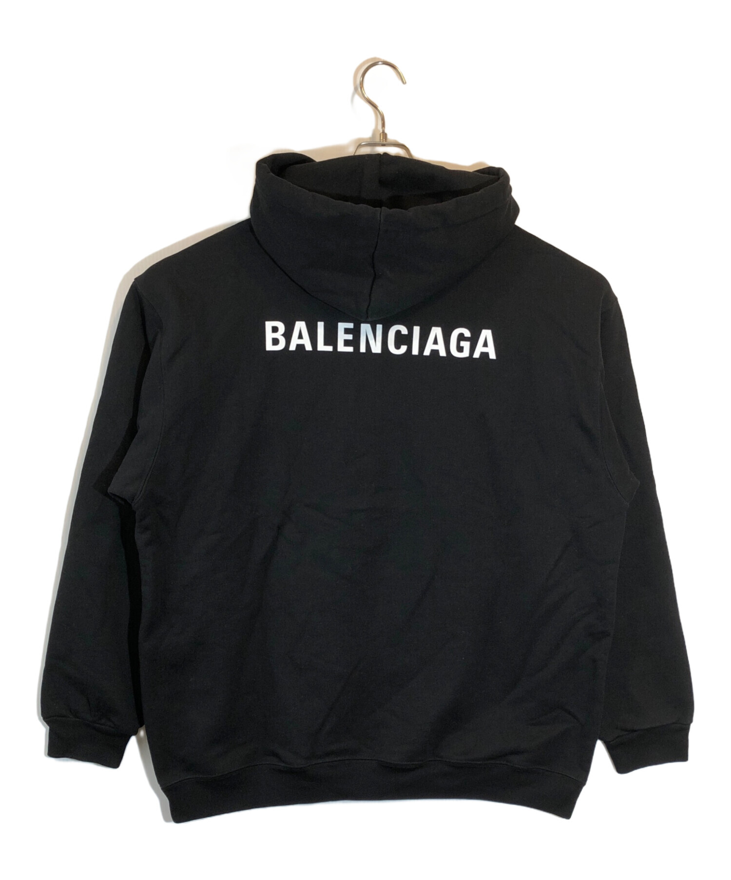 中古・古着通販】BALENCIAGA (バレンシアガ) ロゴプルオーバーパーカー 