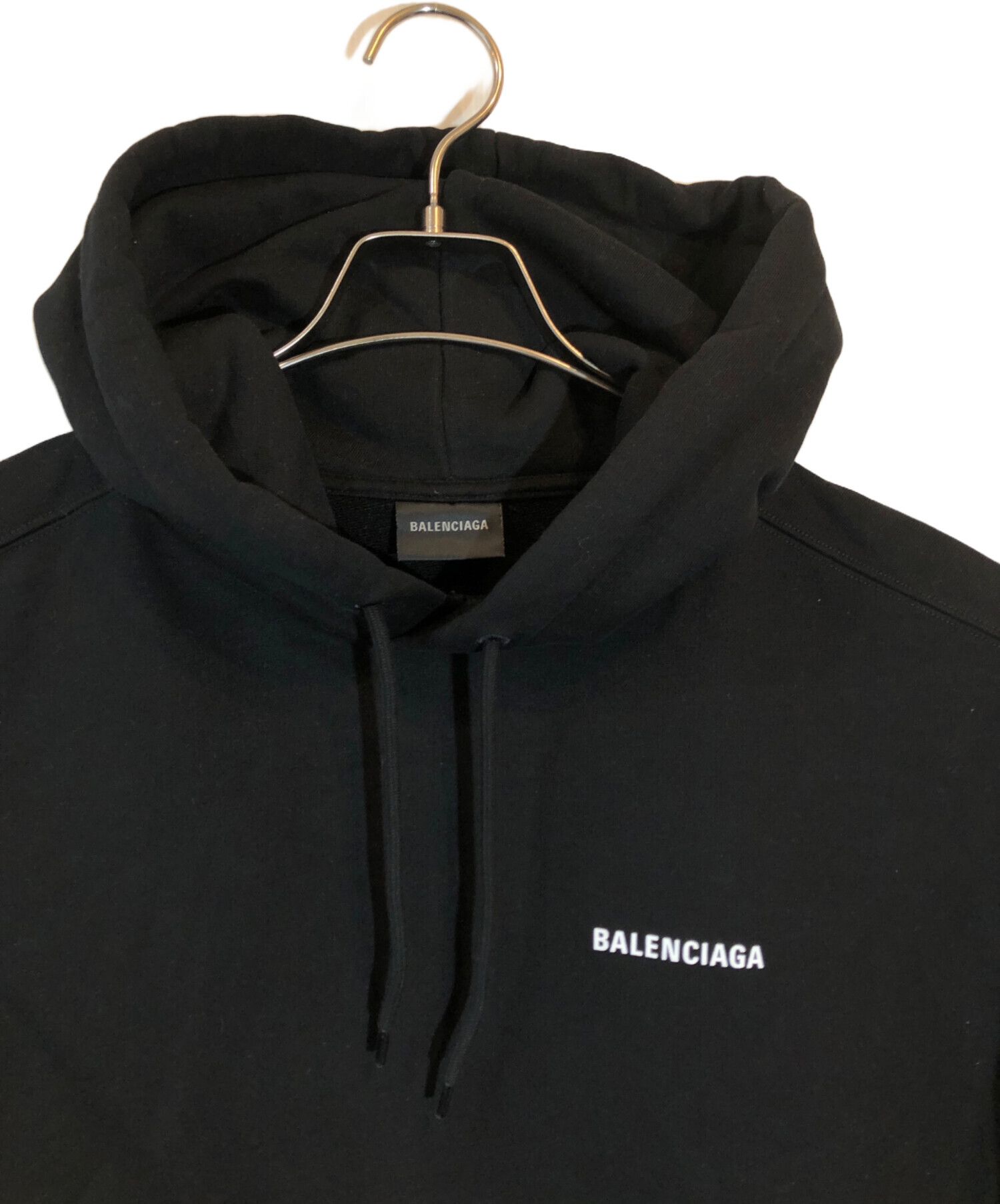 中古・古着通販】BALENCIAGA (バレンシアガ) ロゴプルオーバーパーカー 