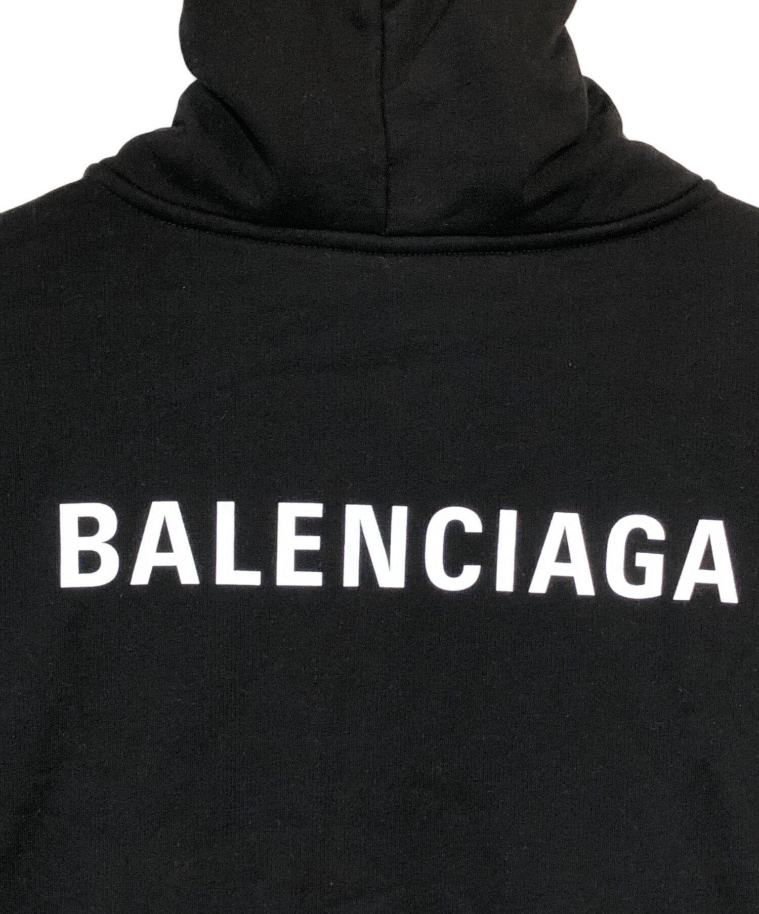 中古・古着通販】BALENCIAGA (バレンシアガ) ロゴプルオーバーパーカー 