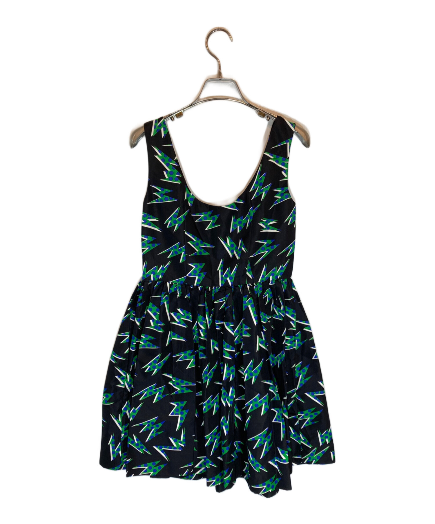 中古・古着通販】MIU MIU (ミュウミュウ) 総柄シルクノースリーブ