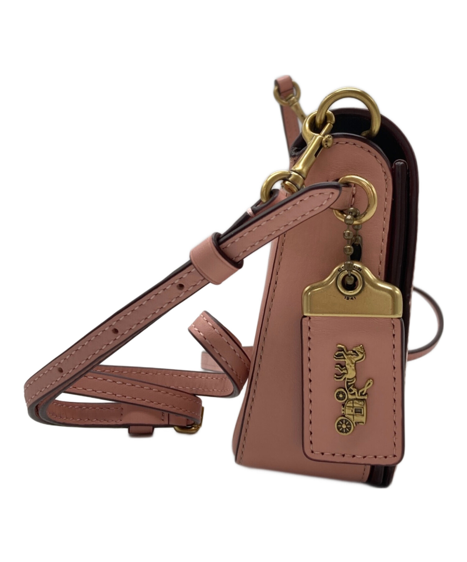 中古・古着通販】COACH (コーチ) シグネチャーエンボスショルダー 