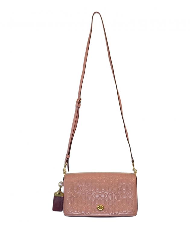 中古・古着通販】COACH (コーチ) シグネチャーエンボスショルダー 