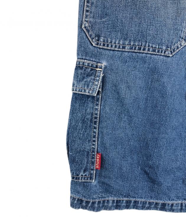 中古・古着通販】stussy (ステューシー) デニムカーゴショーツ