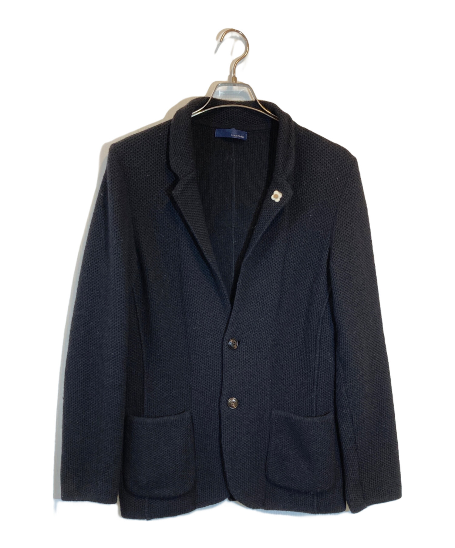 【新品未使用】LARDINI(ラルディーニ)アルパカウール ニットカーディガン カシミヤ ウールアルパカラウンドニットカーディガン | ファッション