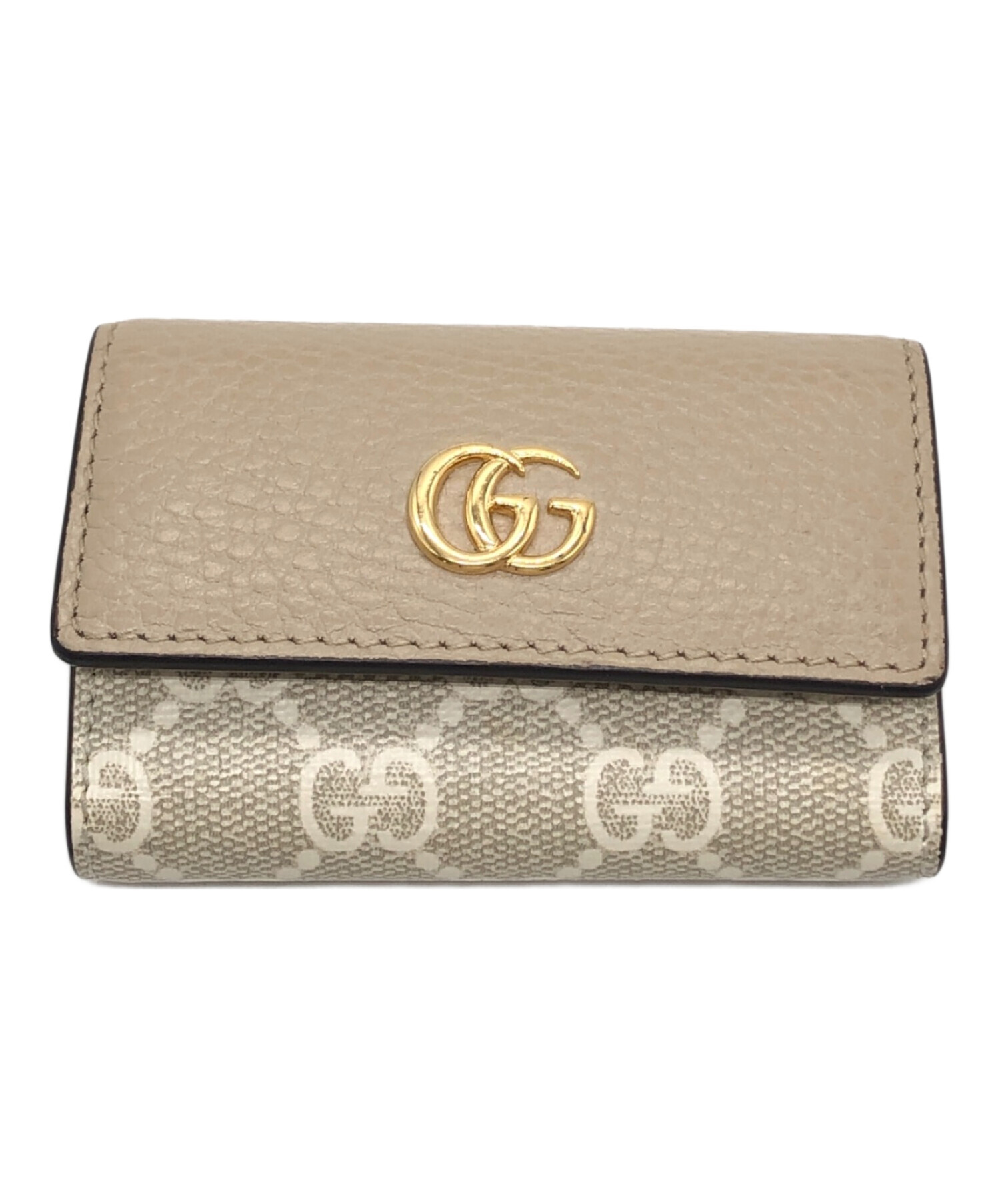 中古・古着通販】GUCCI (グッチ) ダブルG 6連 キーケース アイボリー