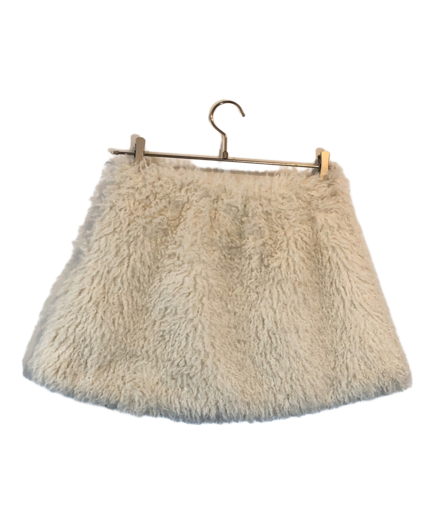 KISHIDAMIKI☆ファースカート　新品未使用 中古・古着通販】KISHIDAMIKI (キシダミキ) ファーミニスカート