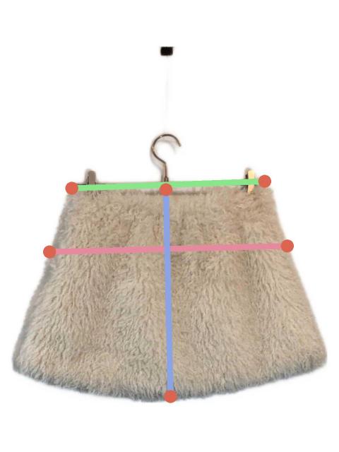 中古・古着通販】KISHIDAMIKI (キシダミキ) ファーミニスカート