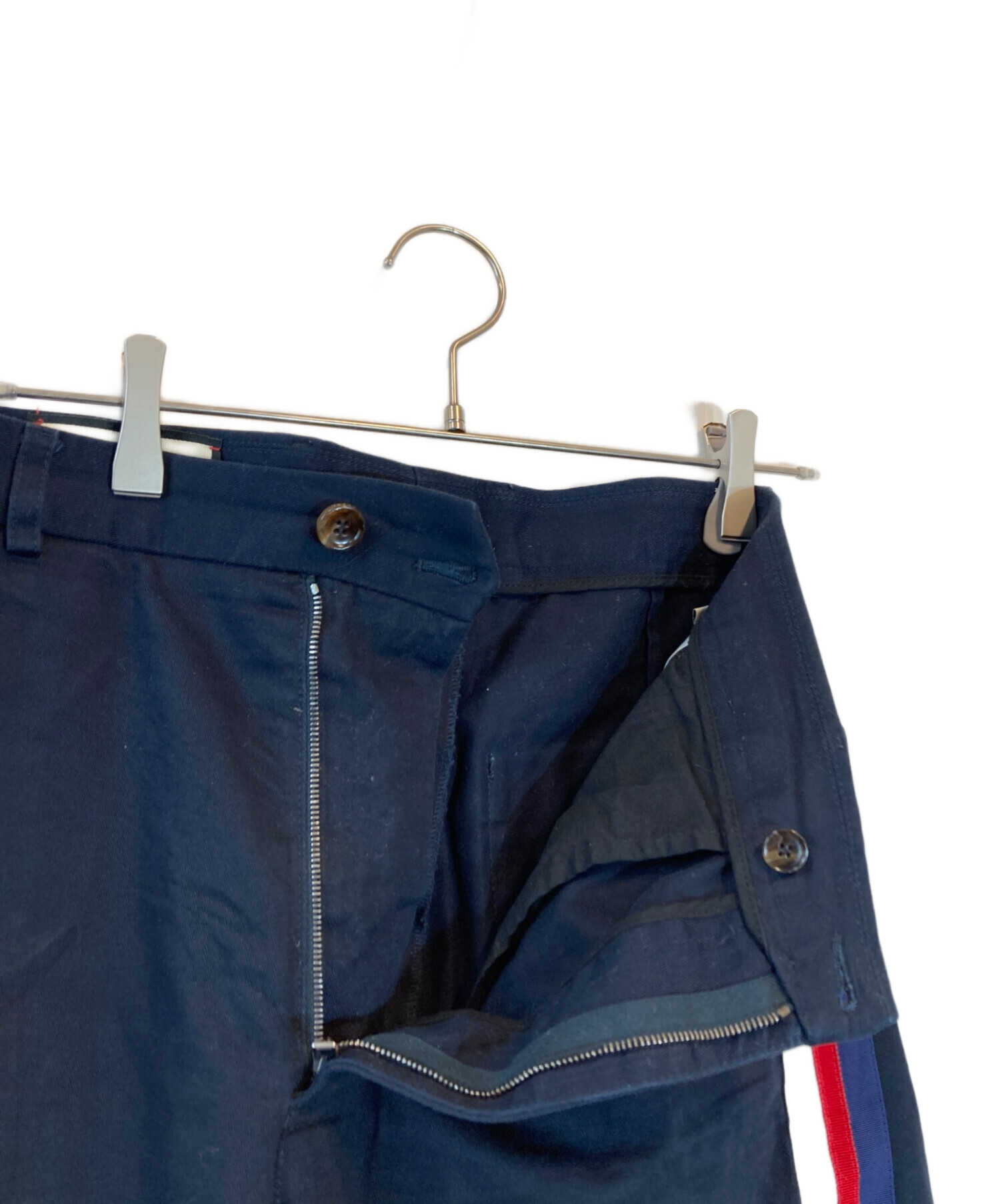 中古・古着通販】GUCCI (グッチ) ハーフパンツ ネイビー サイズ:46