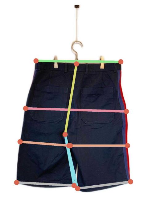 中古・古着通販】GUCCI (グッチ) ハーフパンツ ネイビー サイズ:46