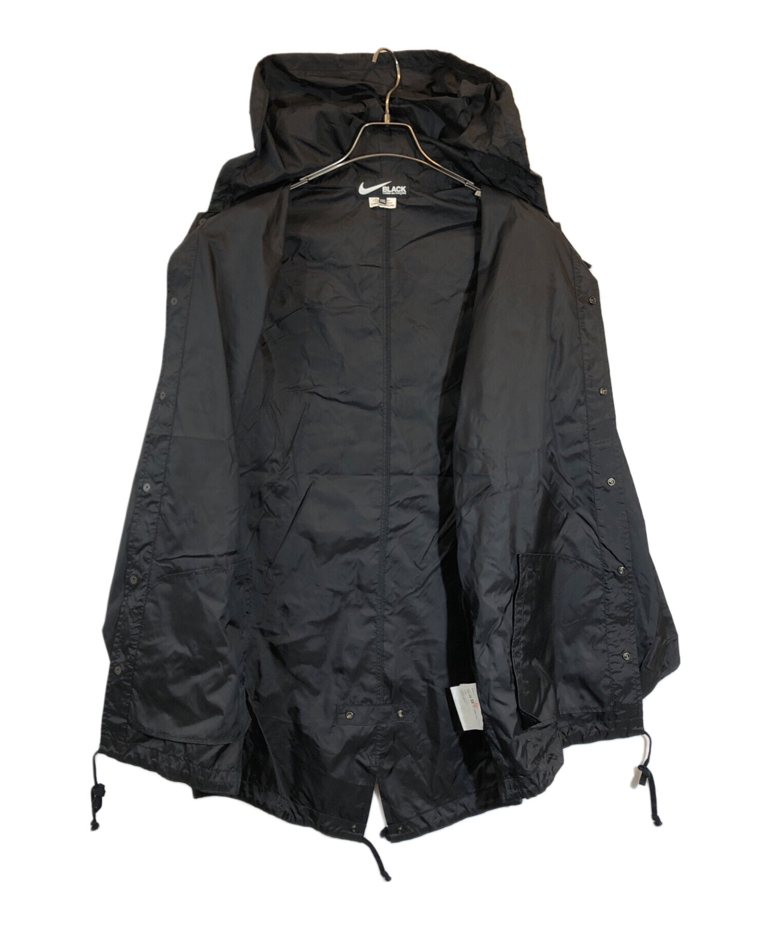 Nike ブラック ジャケット XL TEJ-101ブラックコムデギャルソン 中古・古着通販】NIKE (ナイキ) BLACK COMME des GARCONS (ブラック
