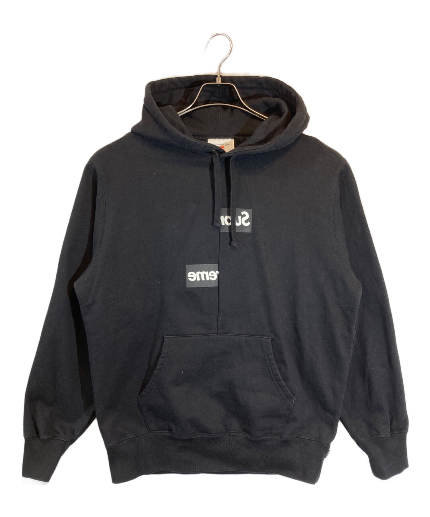 シュプリーム　コムデギャルソン　パーカー　黒　ブラック 中古・古着通販】Supreme COMME des GARCONS SHIRT (コムデギャルソン