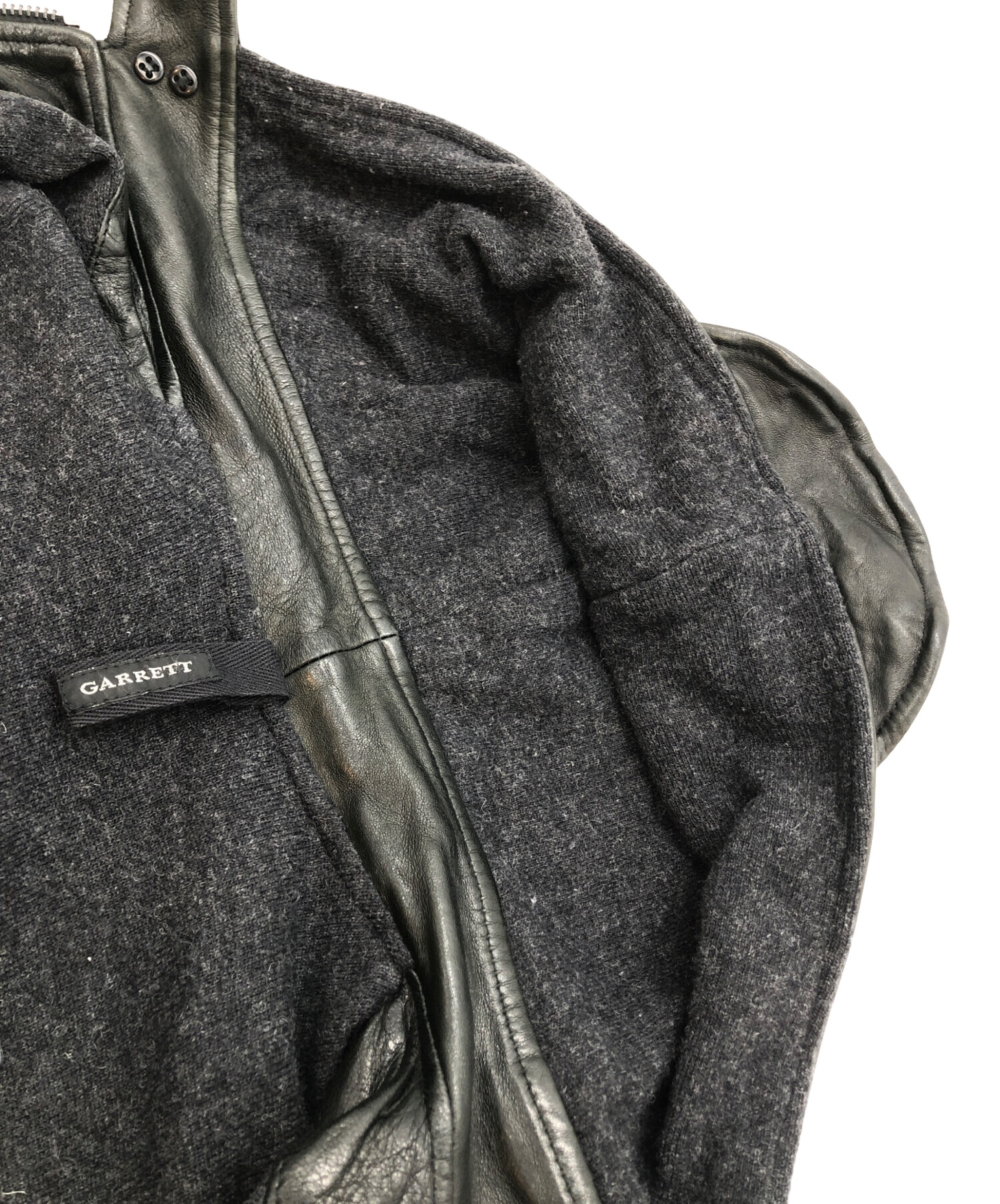 中古・古着通販】GARRETT (ギャレット) ウォッシュドラムナッパレザー