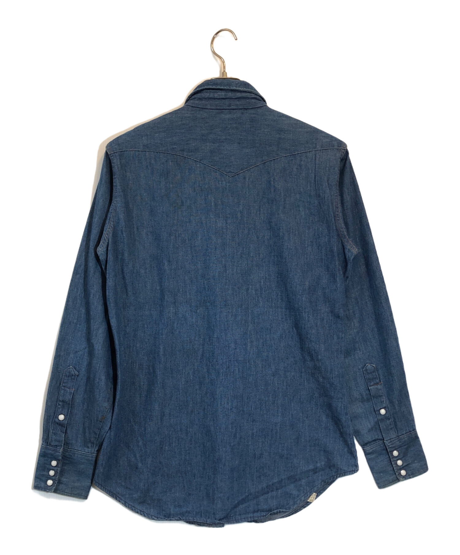 中古・古着通販】Wrangler (ラングラー) 27MW デニムウエスタンシャツ