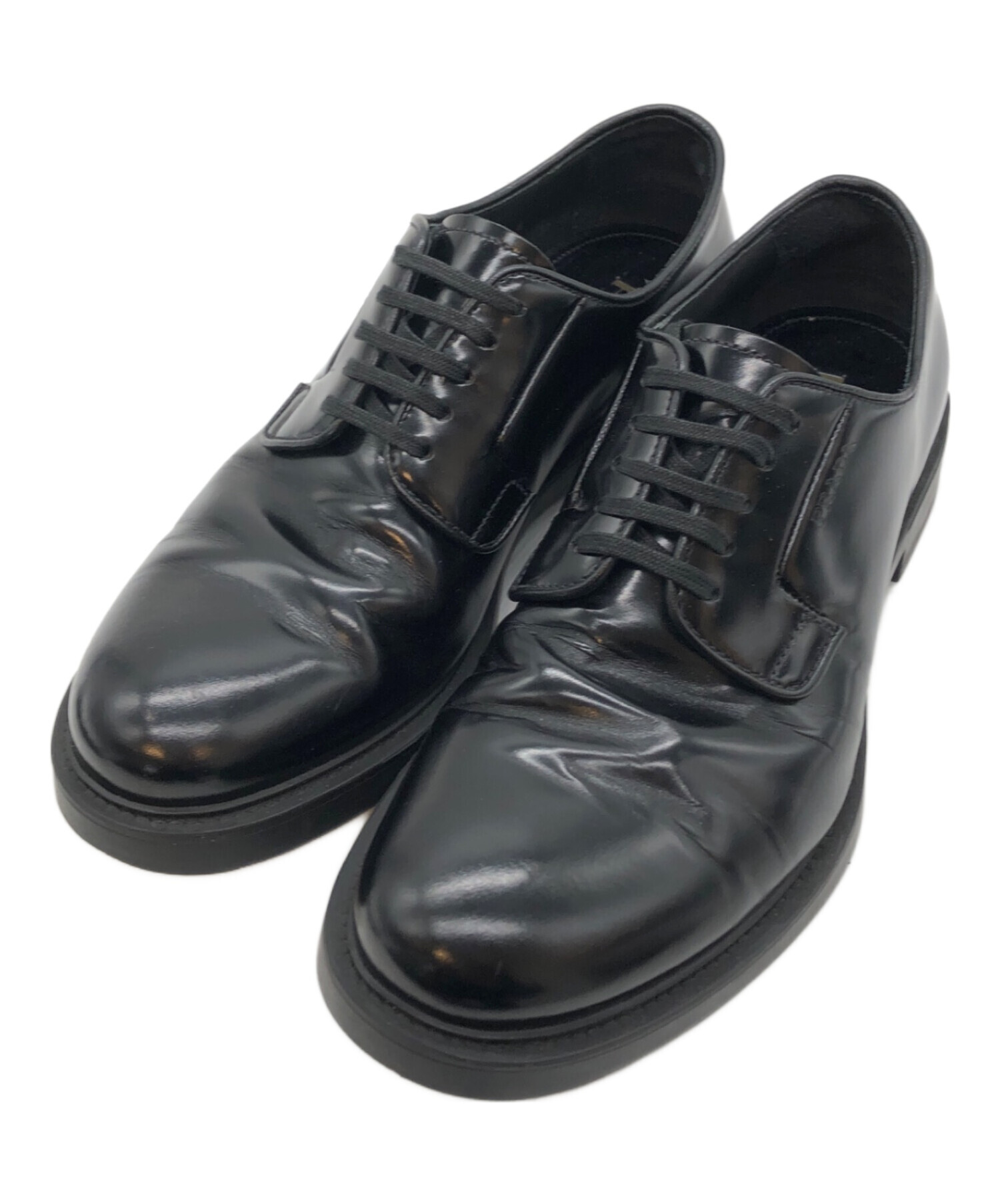 中古・古着通販】PRADA (プラダ) ドレスシューズ ブラック サイズ:6