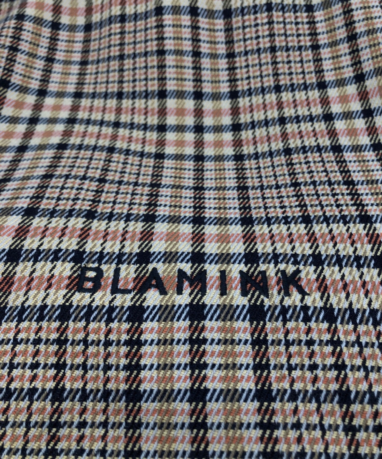 中古・古着通販】BLAMINK (ブラミンク) チェック柄トートバッグ