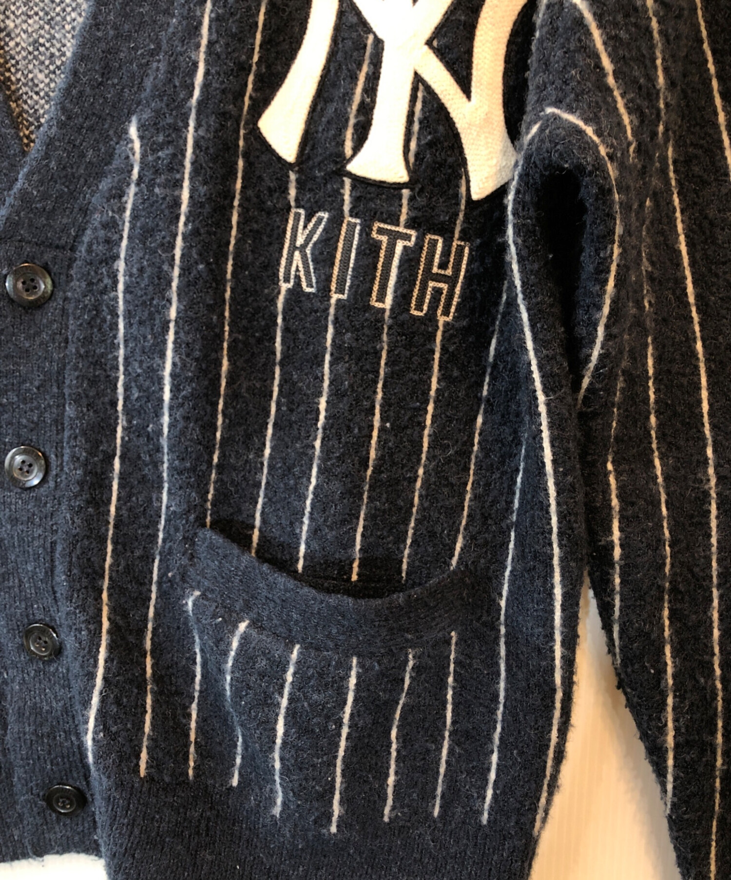 3*8様 kith ニードルス カーディガン　Mサイズ 中古・古着通販】KITH (キス) MLB NEW YORKYANKEES カーディガン