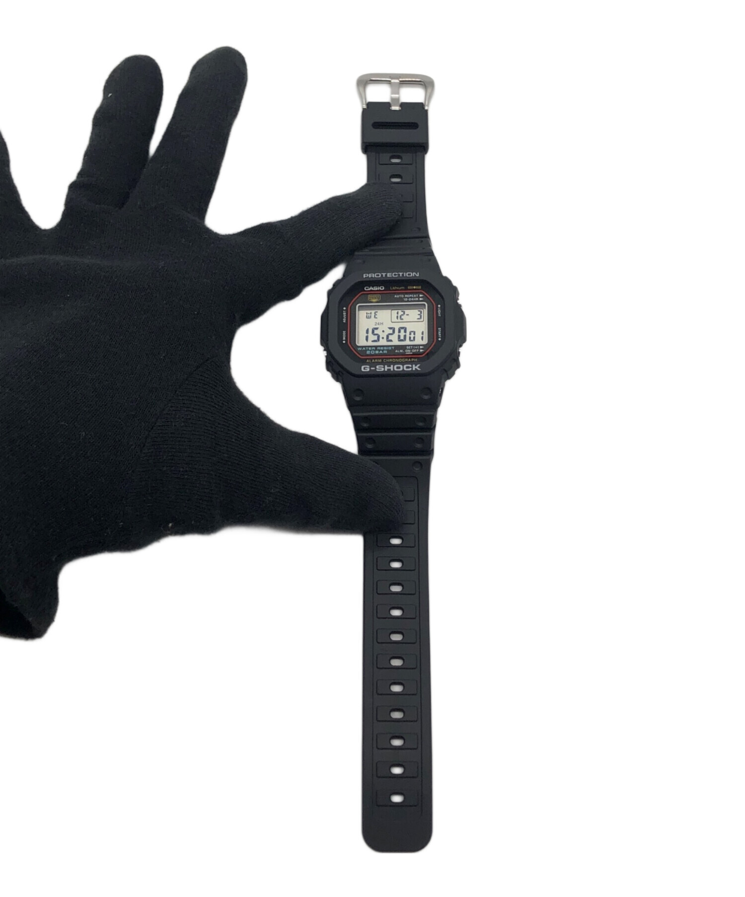 【中古】CASIO G-SHOCK デジタル腕時計 ブラック3506JA 中古・古着通販】CASIO (カシオ) G-SHOCK ブラック サイズ:下記参照