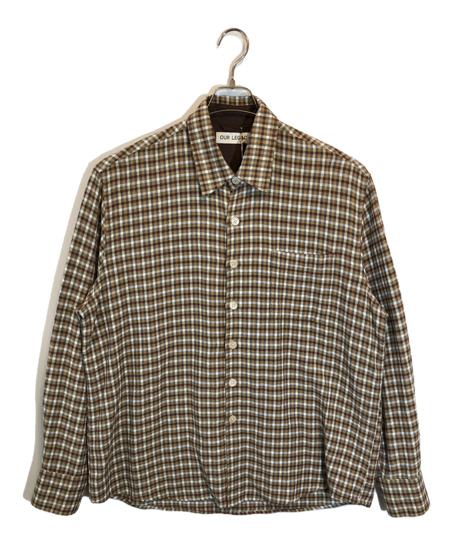 中古・古着通販】OUR LEGACY (アワーレガシー) ABOVE SHIRT ブラウン 