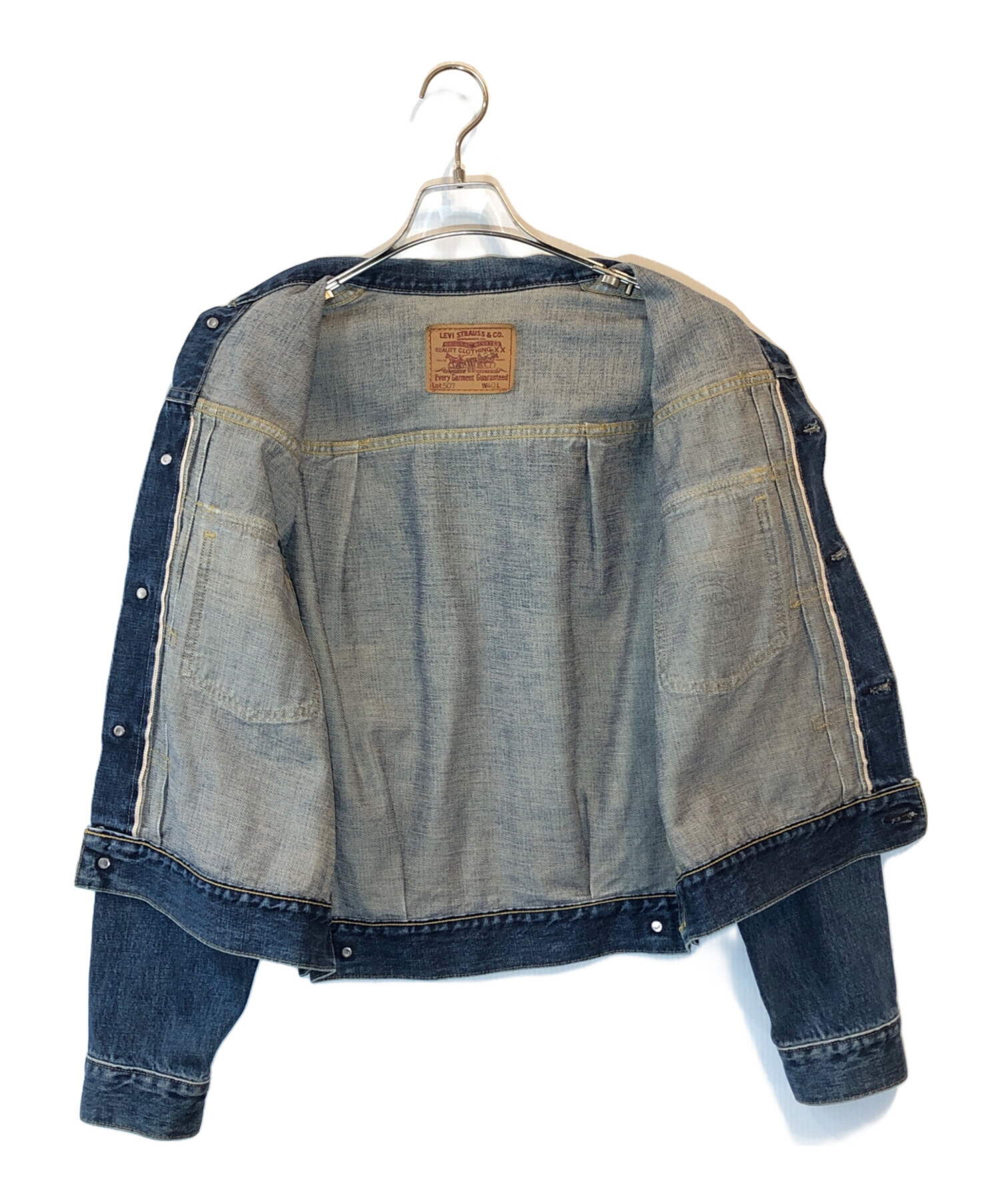 中古・古着通販】LEVI'S (リーバイス) 507デニムジャケット インディゴ