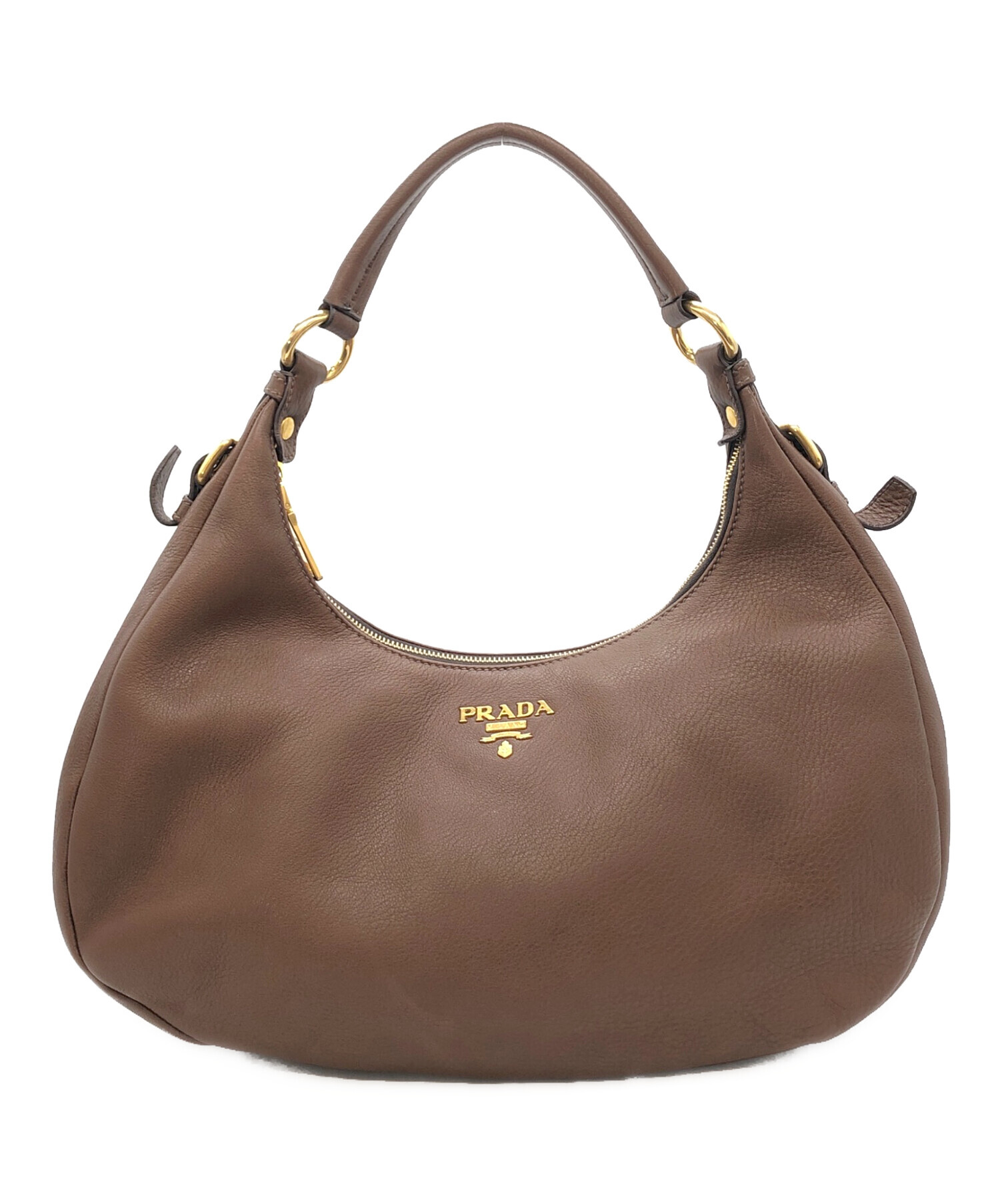 中古・古着通販】PRADA (プラダ) ワンショルダーバッグ ブラウン