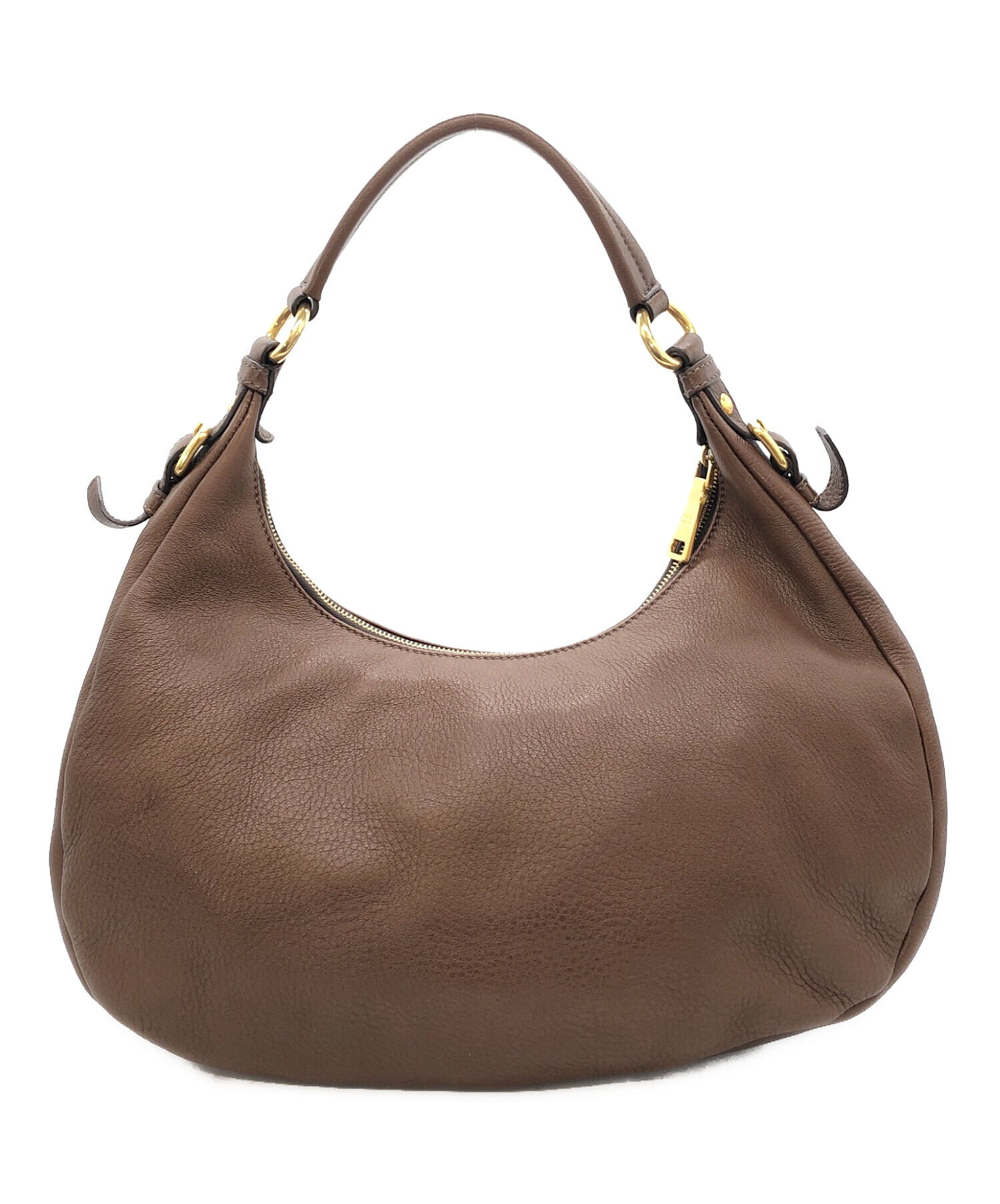 美品　プラダ ショルダーバッグ ワンショルダー ブラウン革 楽天市場】プラダ ワンショルダーバッグの通販