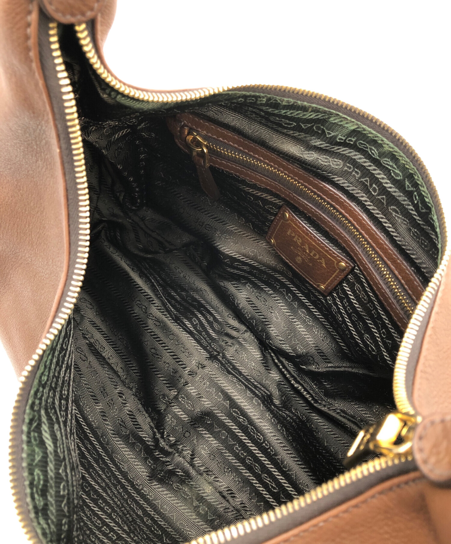 中古・古着通販】PRADA (プラダ) ワンショルダーバッグ ブラウン