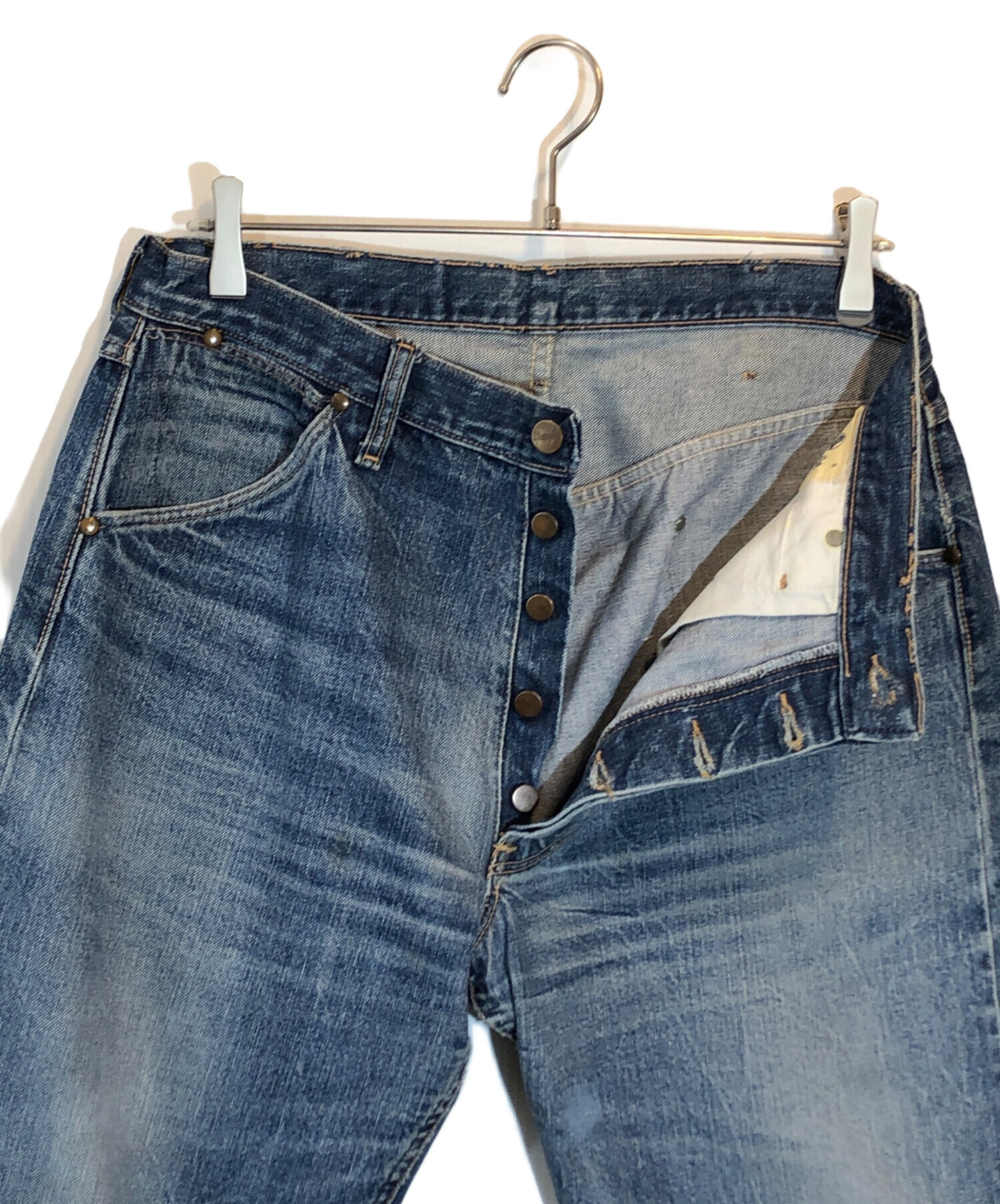中古・古着通販】Wrangler (ラングラー) 10MWデニムパンツ ブルー