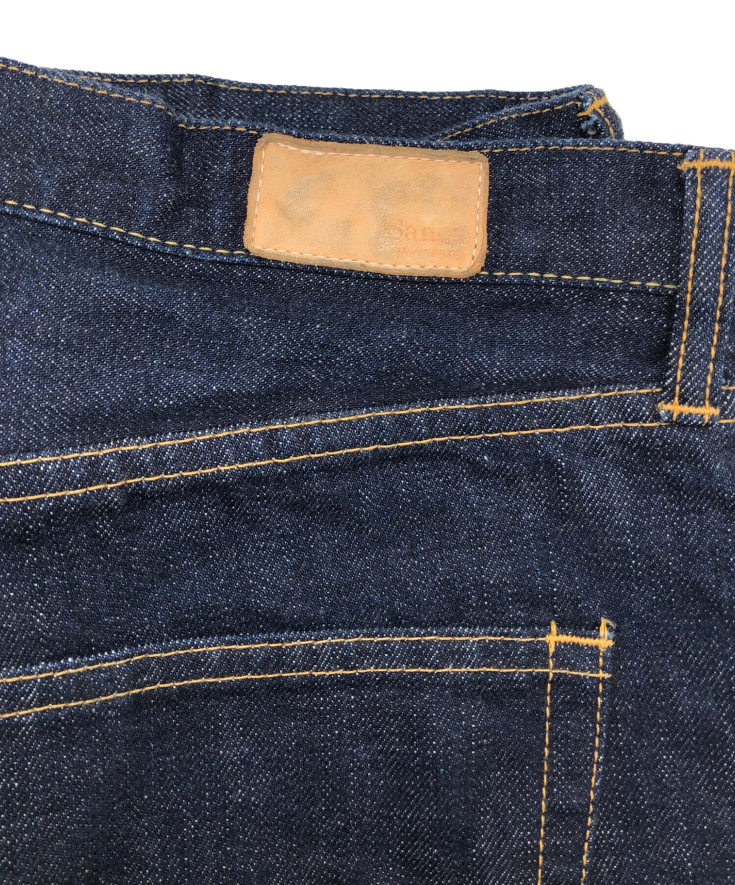 中古・古着通販】Sanca (サンカ) デニムパンツ インディゴ サイズ:SIZE