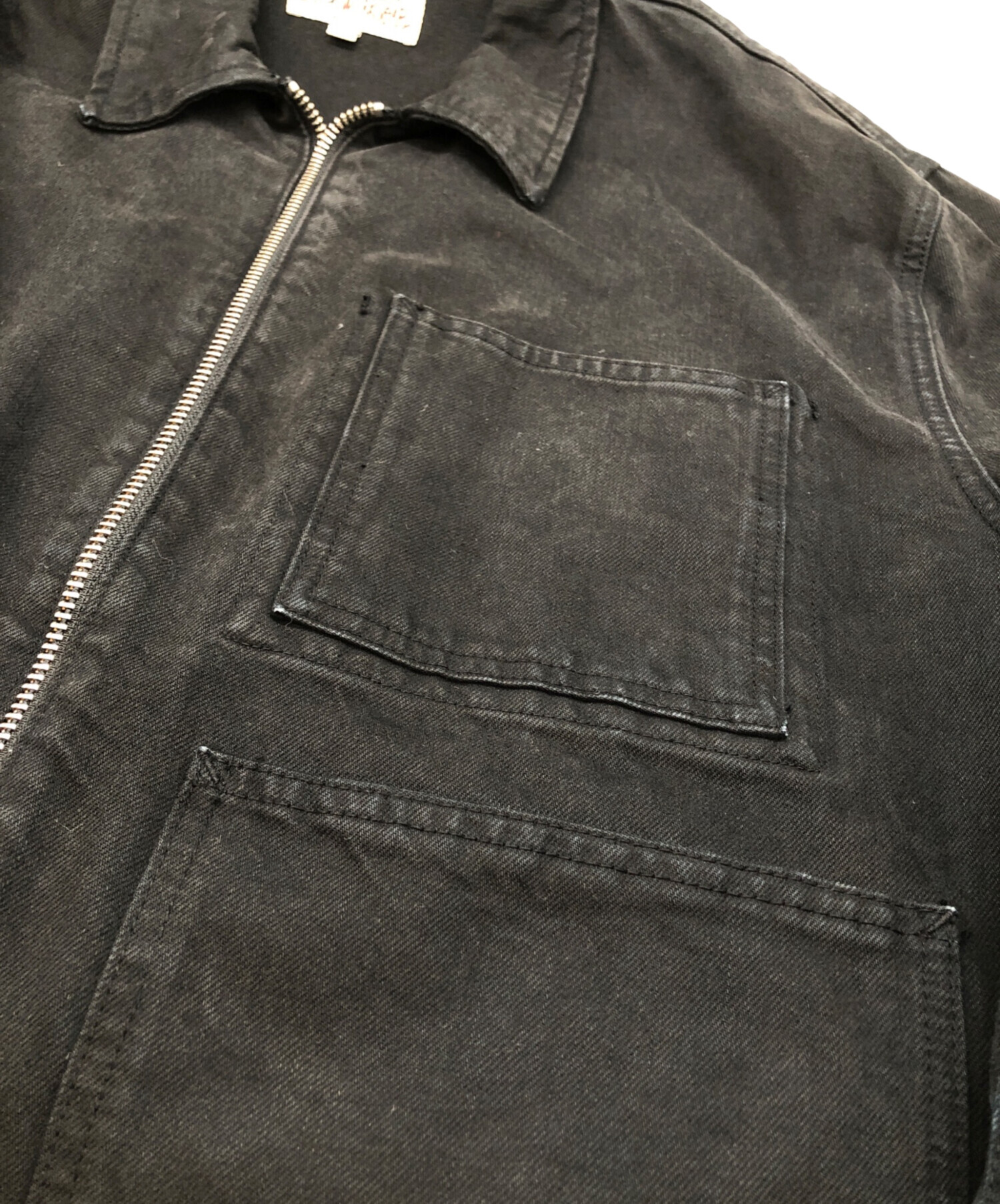 中古・古着通販】stussy (ステューシー) Denim Zip Work Jacket