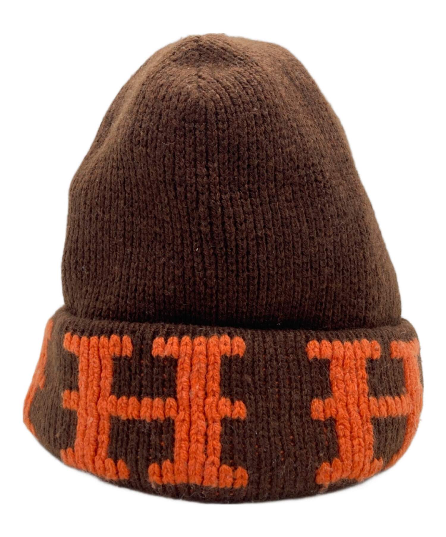 中古・古着通販】HERMES (エルメス) カシミヤニットキャップ ブラウン