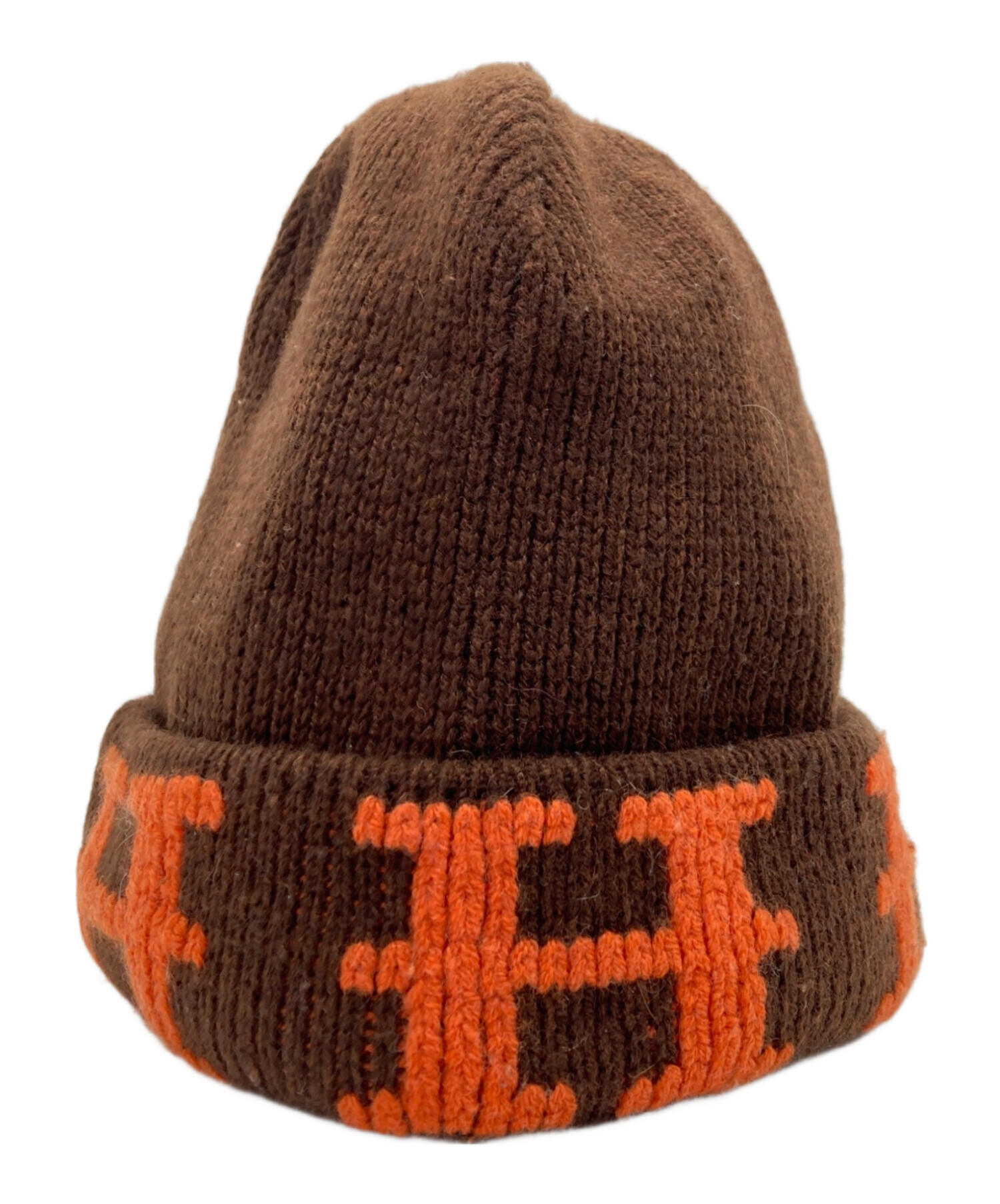 中古・古着通販】HERMES (エルメス) カシミヤニットキャップ ブラウン