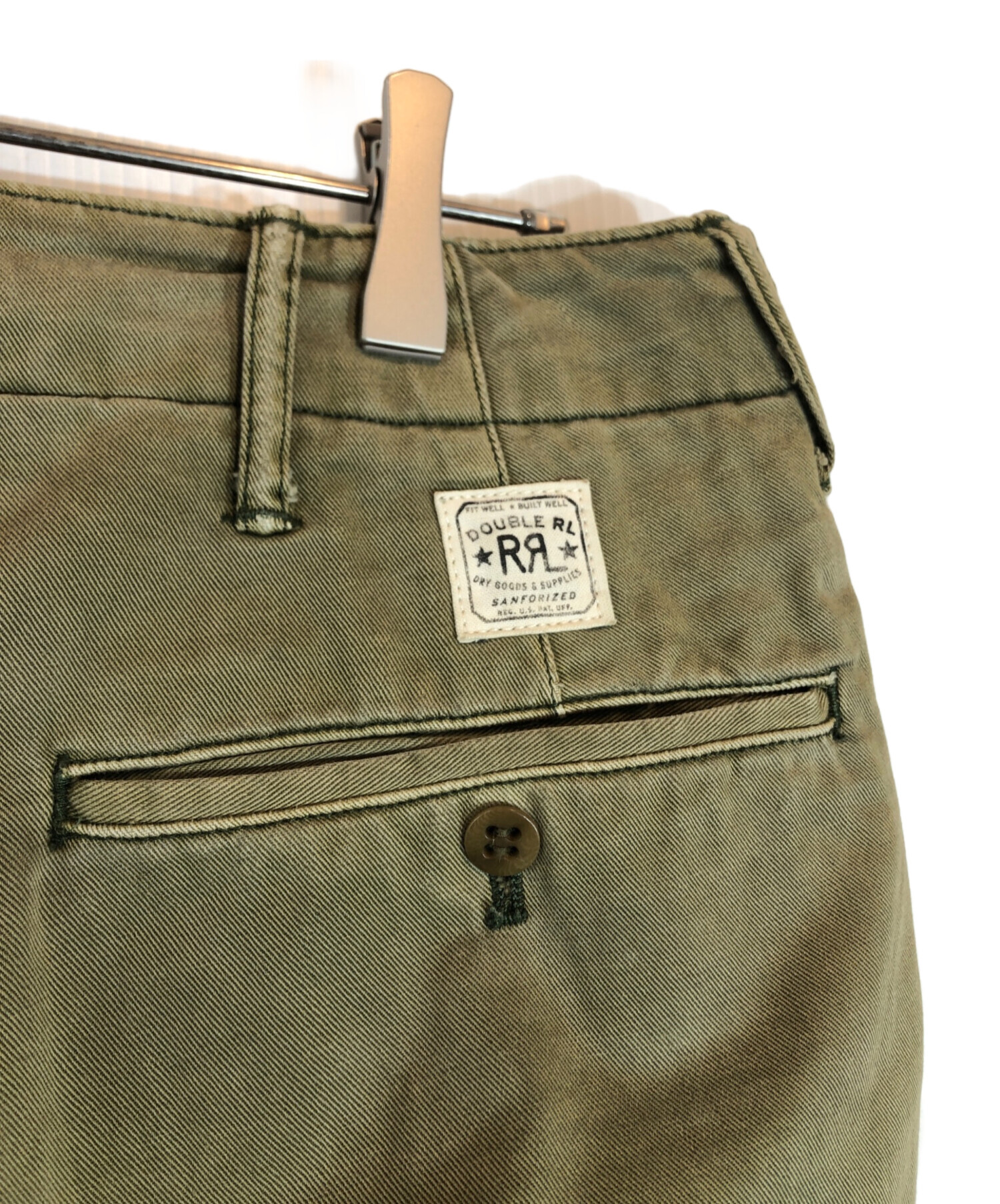 中古・古着通販】RRL (ダブルアールエル) チノパン オリーブ サイズ:31
