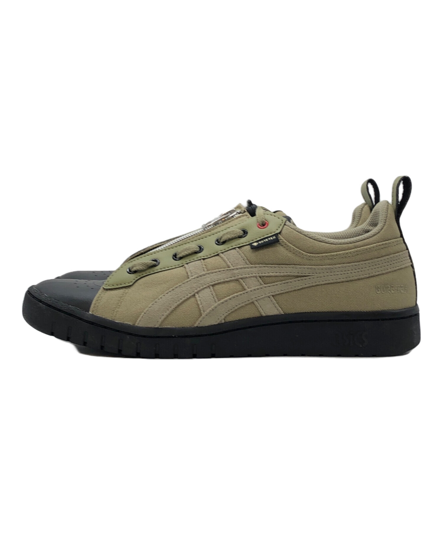 中古・古着通販】asics (アシックス) ローカットスニーカー カーキ 