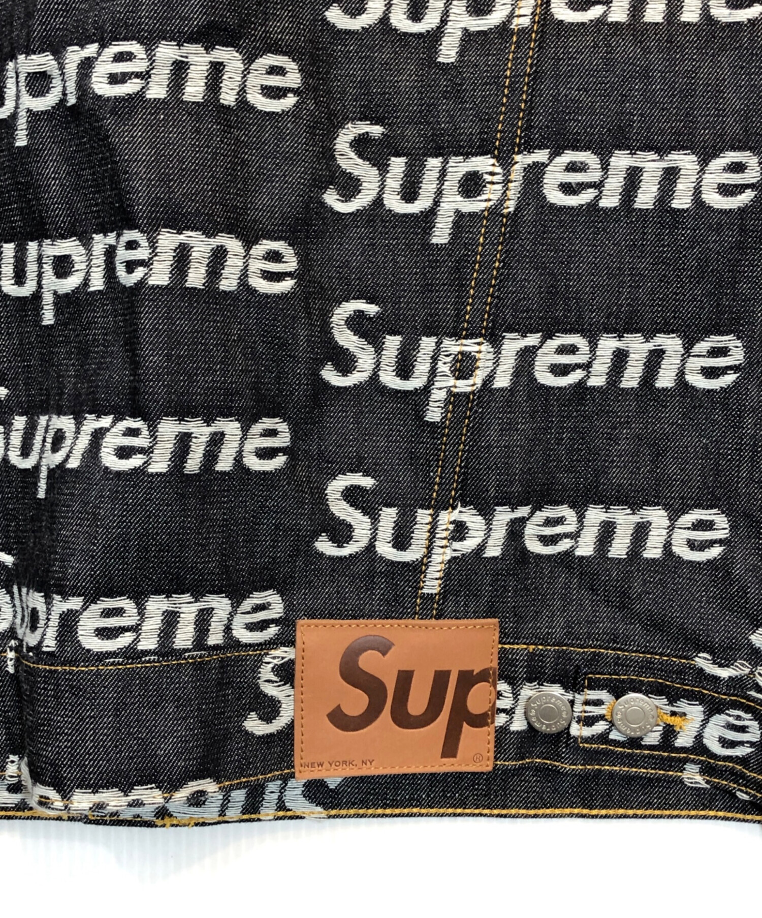 中古・古着通販】SUPREME (シュプリーム) Jacquard Logos Denim