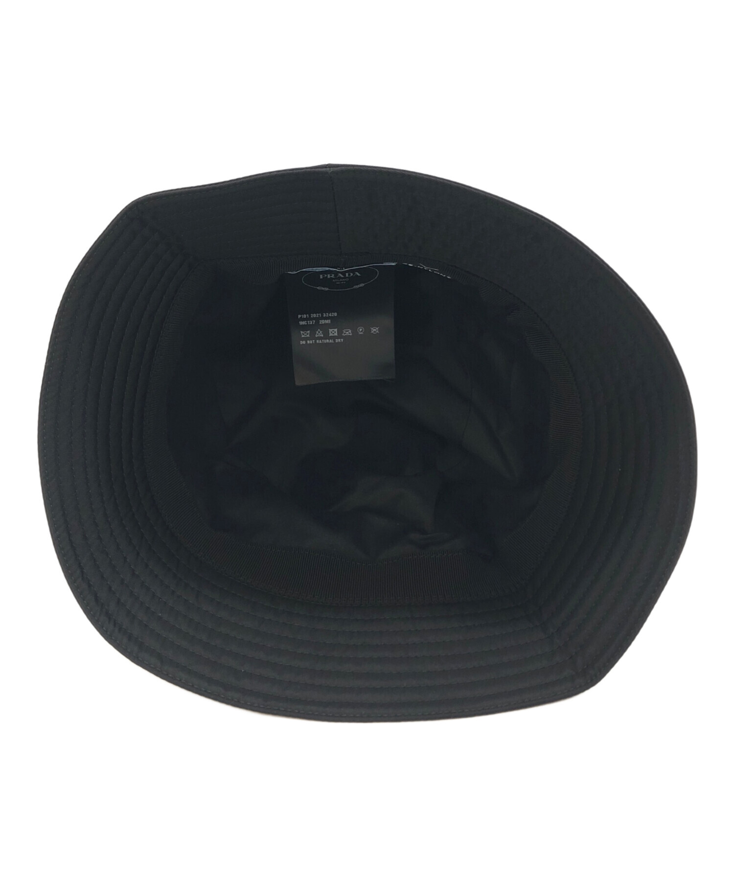 中古・古着通販】PRADA (プラダ) Re-Nylon バケットハット ブラック