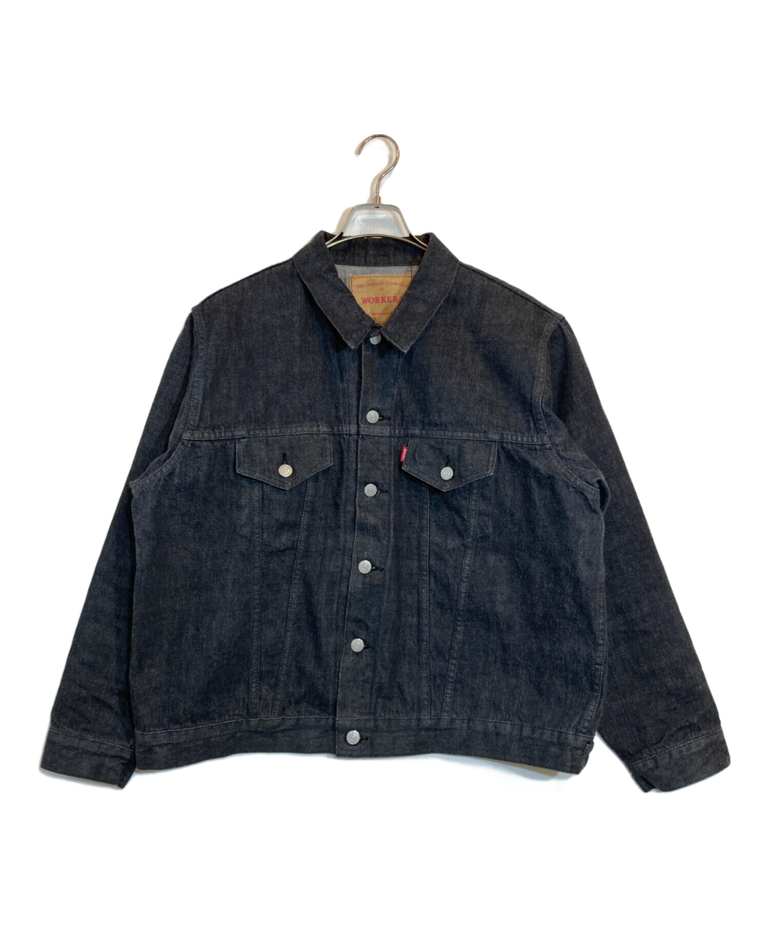 中古・古着通販】WORKERS (ワーカーズ) 3rdブラックデニムジャケット