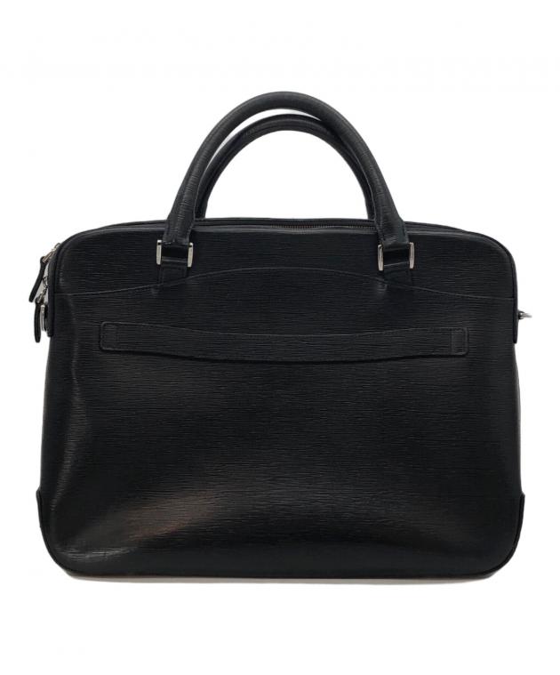 PELLE MORBIDA ブリーフケース ブラック 中古・古着通販】PELLE MORBIDA (ペッレモルビダ) ブリーフケース
