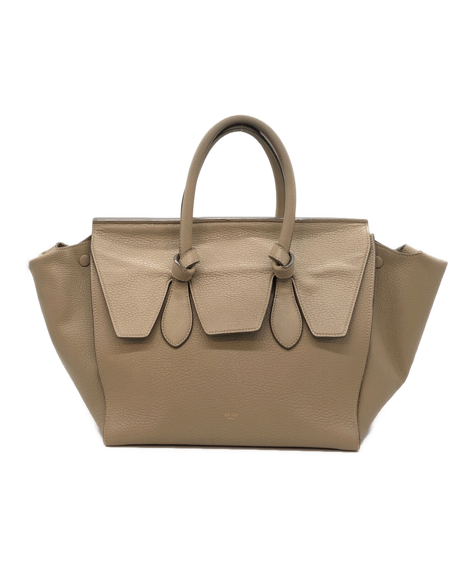 中古・古着通販】CELINE (セリーヌ) タイバッグ ベージュ｜ブランド 