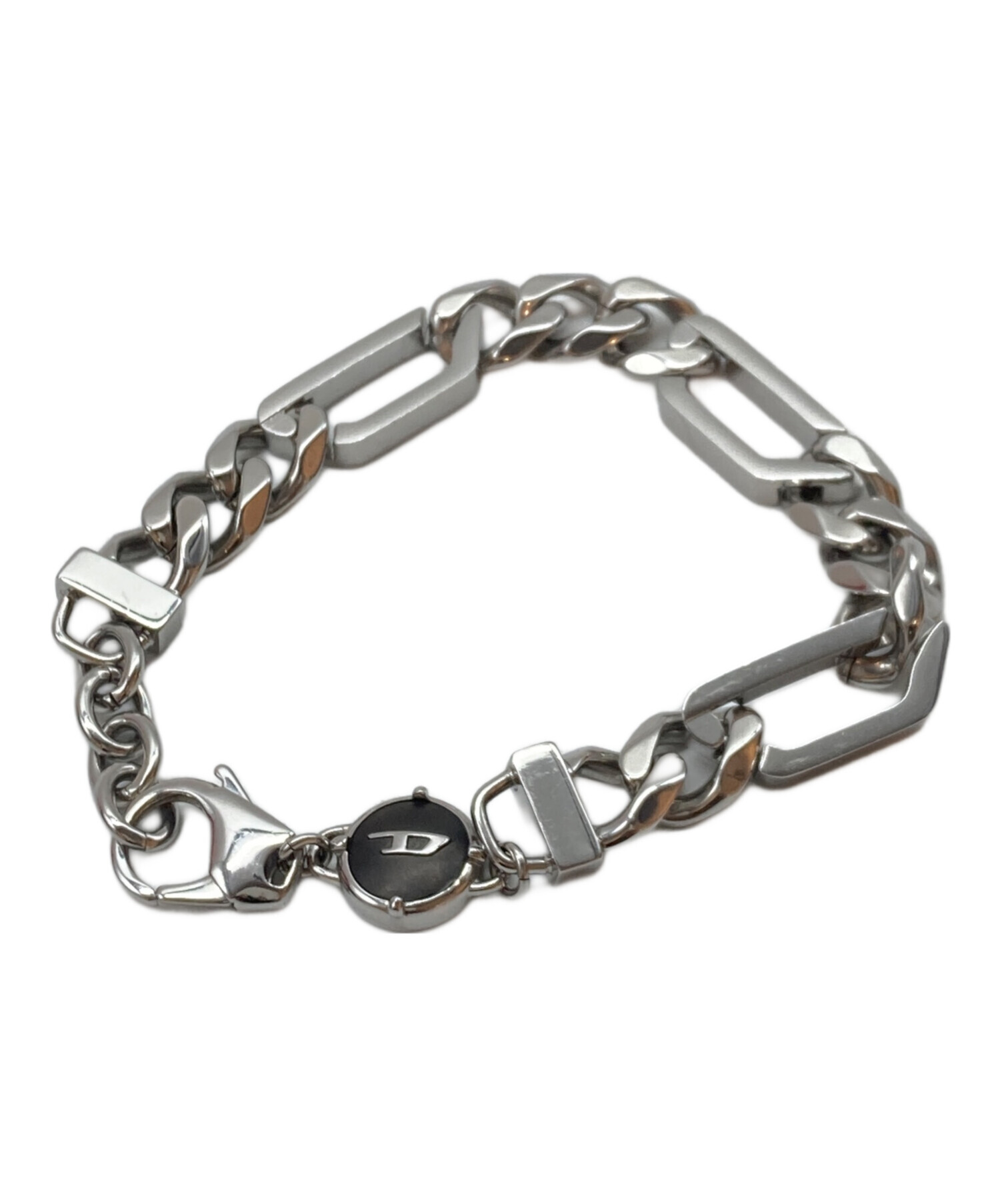 中古・古着通販】DIESEL (ディーゼル) チェーンブレスレット シルバー