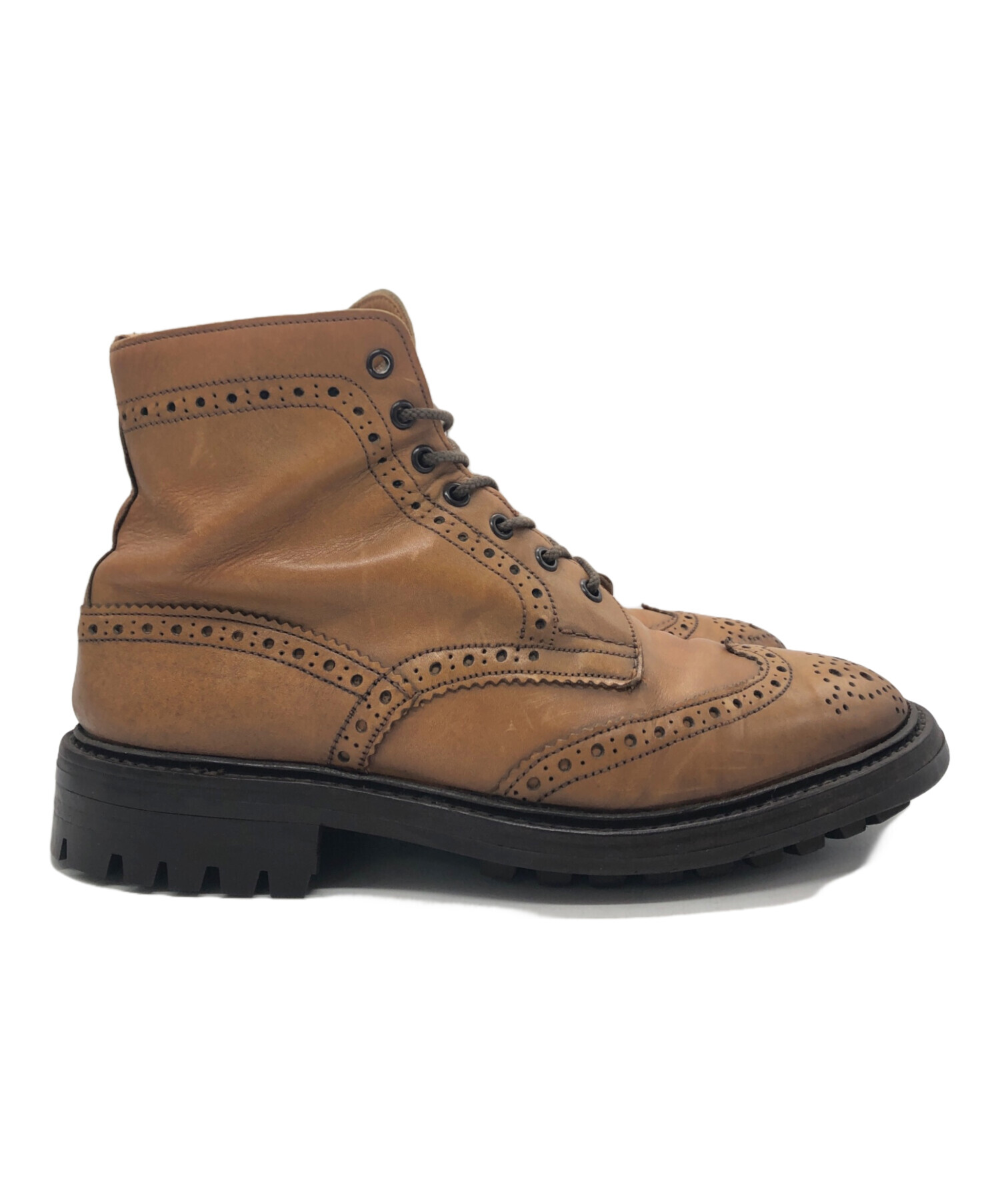 トリッカーズ ブラウン　サイズ8 中古・古着通販】Tricker's (トリッカーズ) カントリーブーツ ブラウン