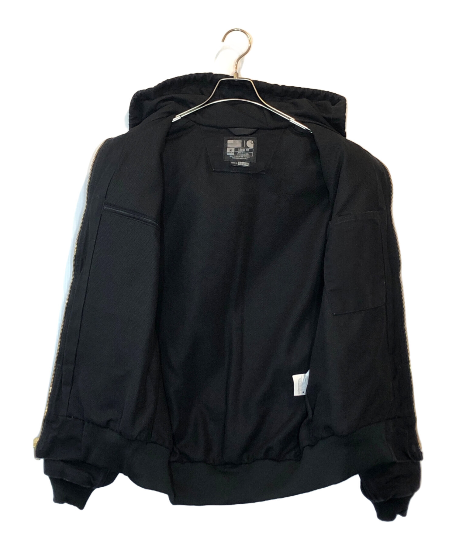 レディース　Carhartt アクティブジャケット ブラック　Ｍサイズ 中古・古着通販】CarHartt (カーハート) アクティブジャケット