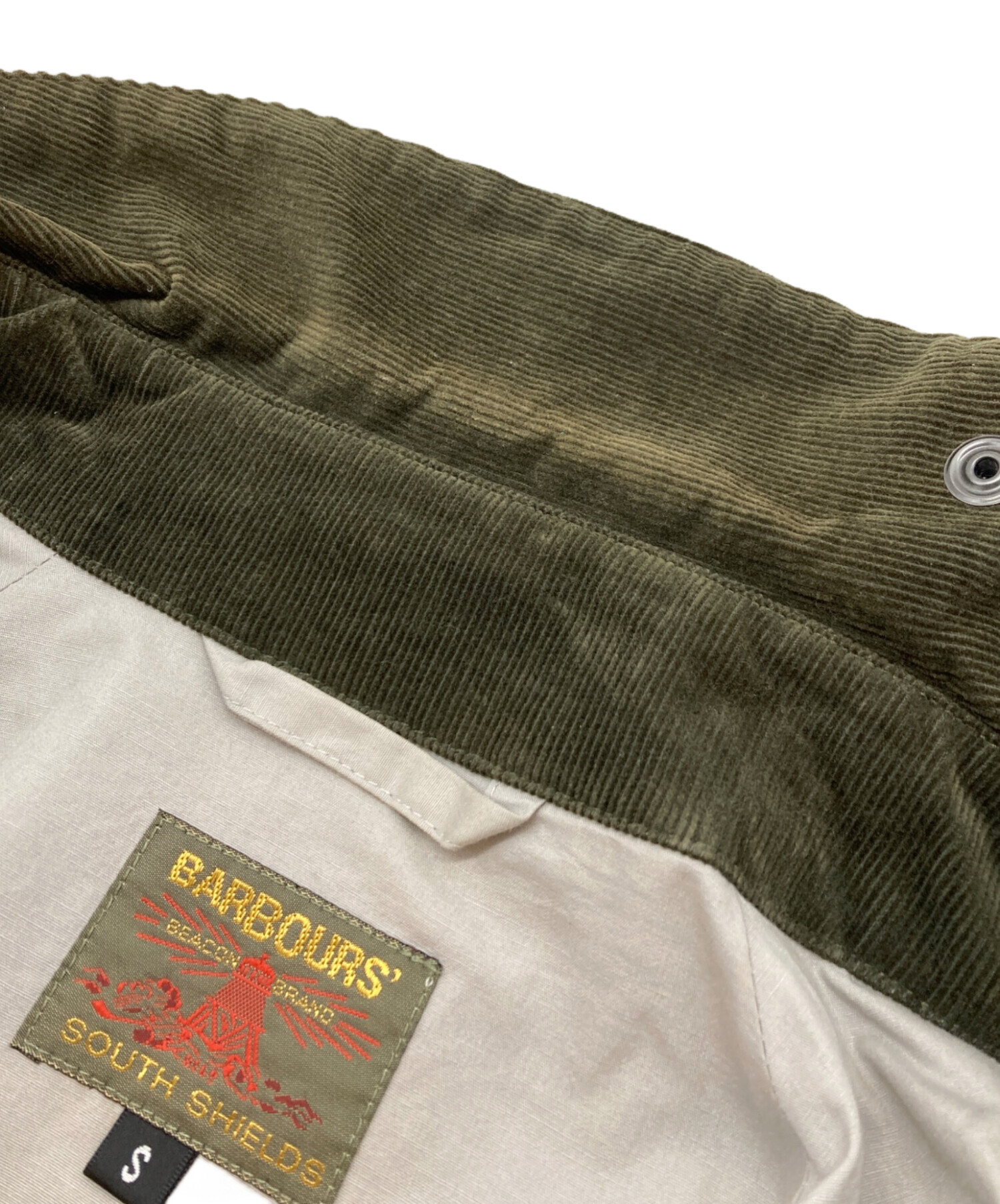 中古・古着通販】Barbour (バブアー) BEDALE SOUTH SHIELD'S カーキ