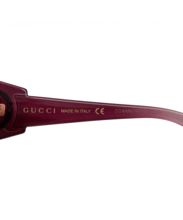 中古・古着通販】GUCCI (グッチ) サングラス ピンク サイズ:62□16