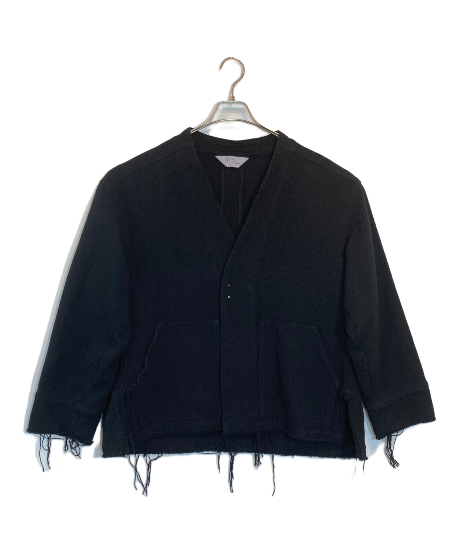 中古・古着通販】ANCELLM (アンセルム) W/S COLLARLESS JACKET