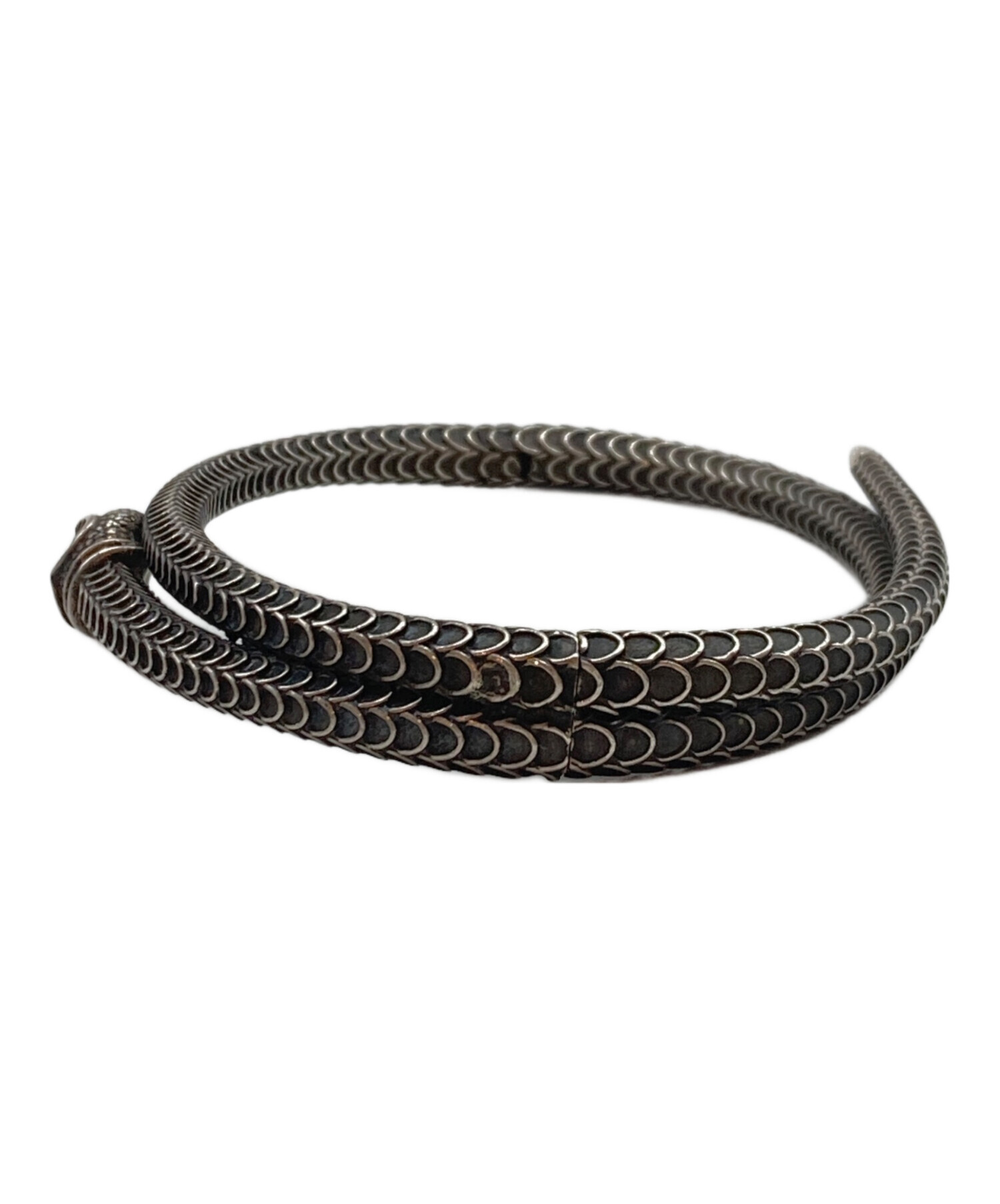 中古・古着通販】GUCCI (グッチ) GARDEN SNAKE ブレスレット シルバー