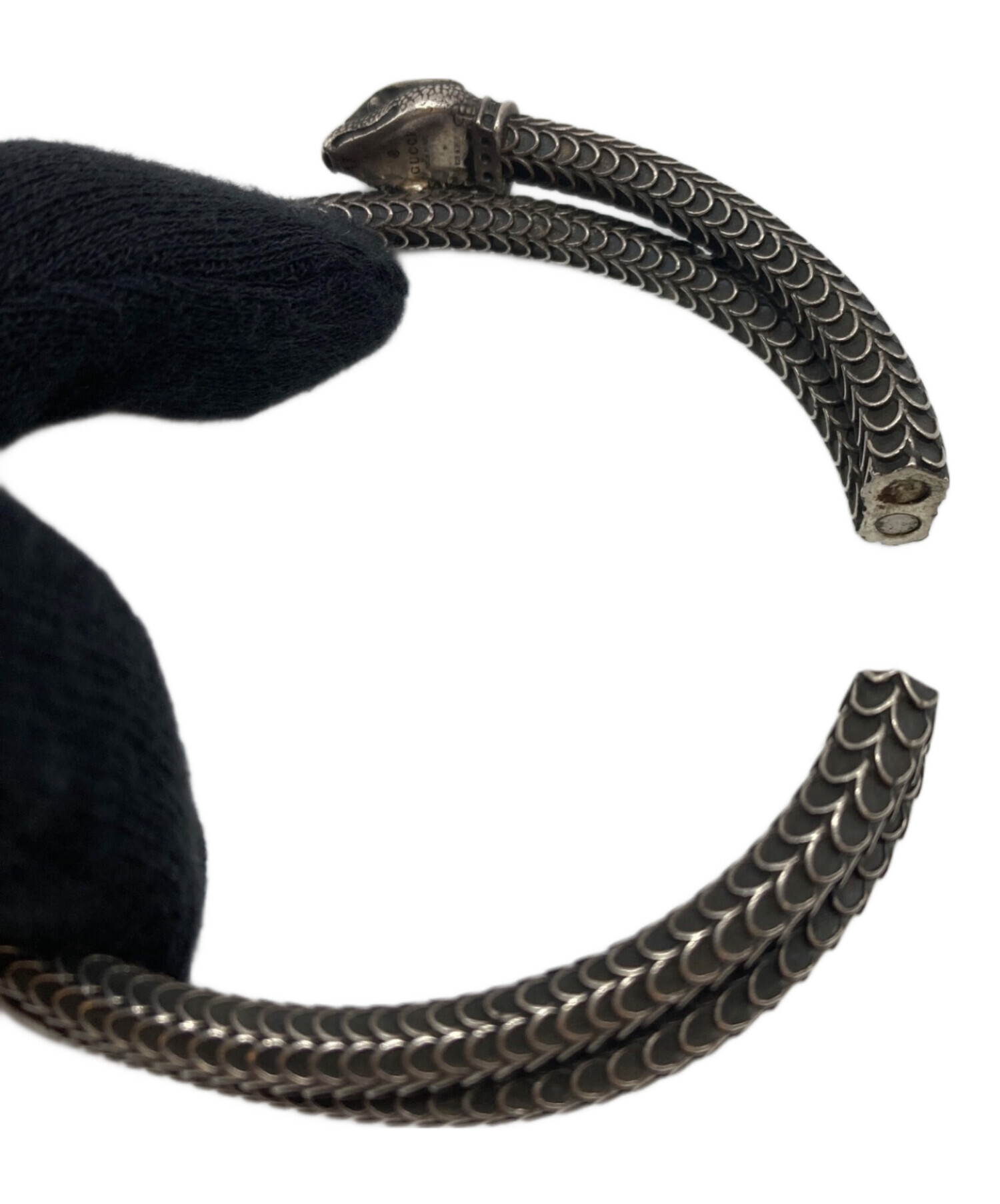 新品■グッチ　Garden snake　シルバー925　バングル　付属品完備 新品□グッチ Garden snake シルバー925 バングル 付属品完備 GUCCI