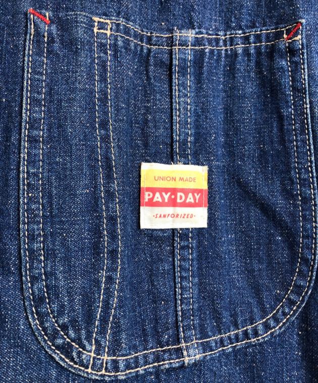 中古・古着通販】PAY DAY (ペイデイ) カバーオール インディゴ サイズ