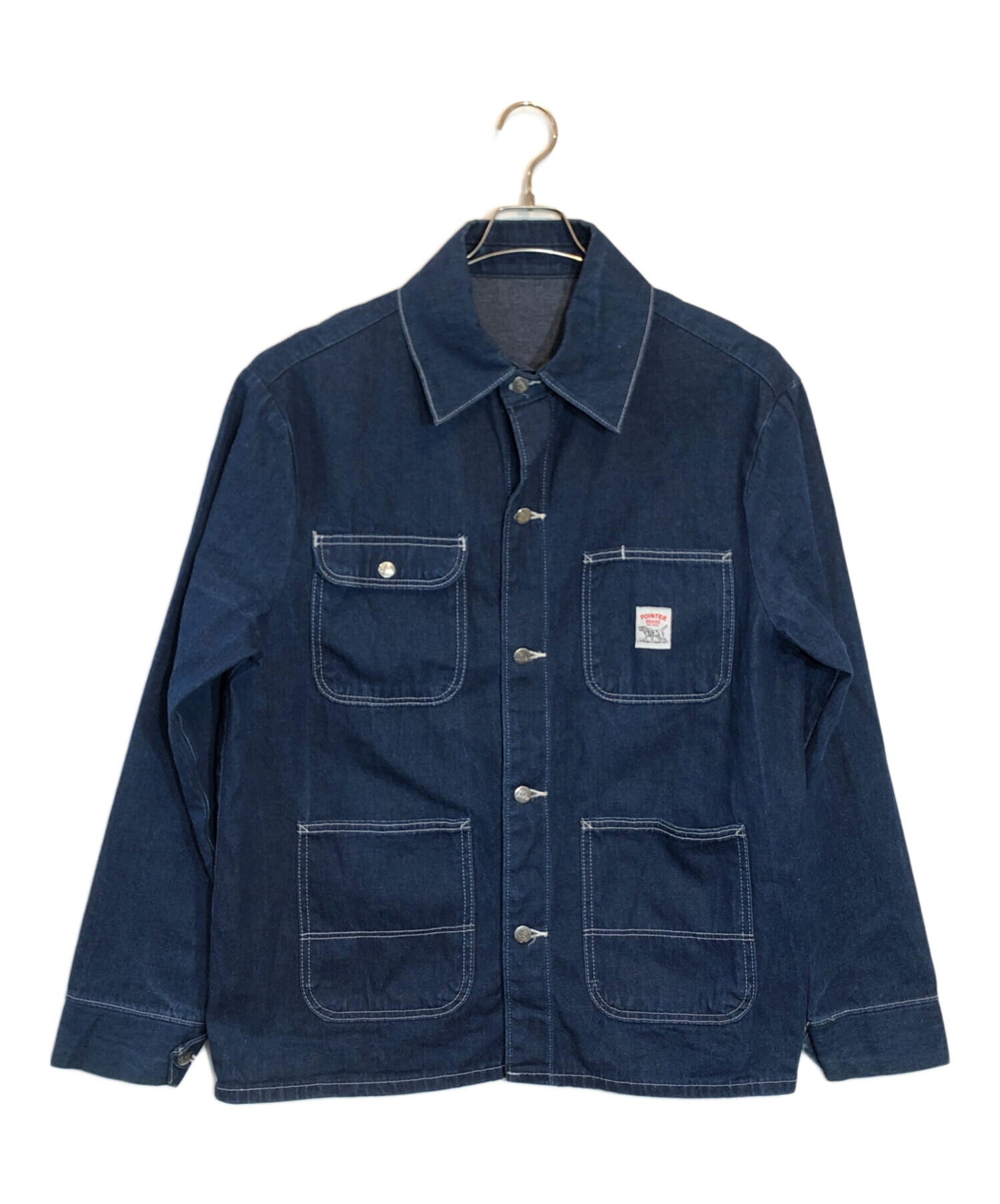 90’s POINTER DENIM COVERALL ポインター　カバーオール 中古・古着通販】POINTER (ポインター) デニムカバーオール インディゴ